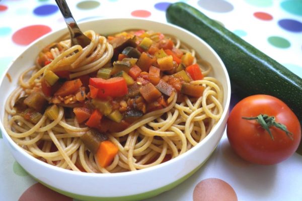Spaghetti mit Gemüse